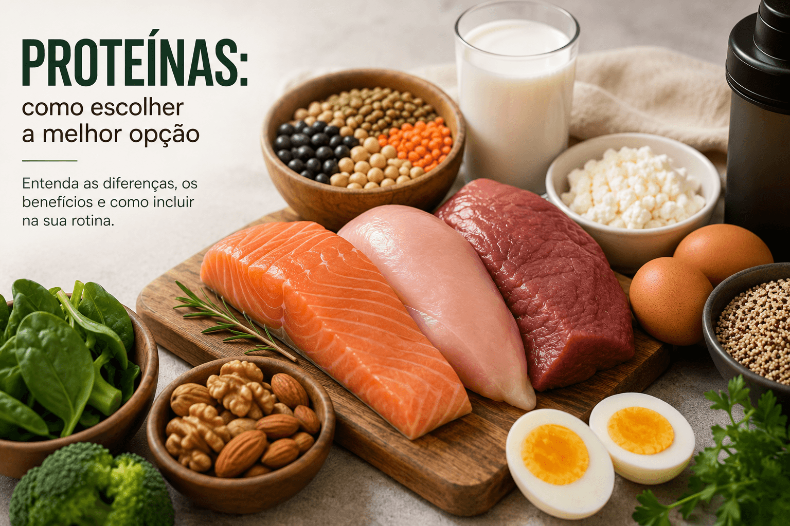 Proteínas: como escolher a melhor opção