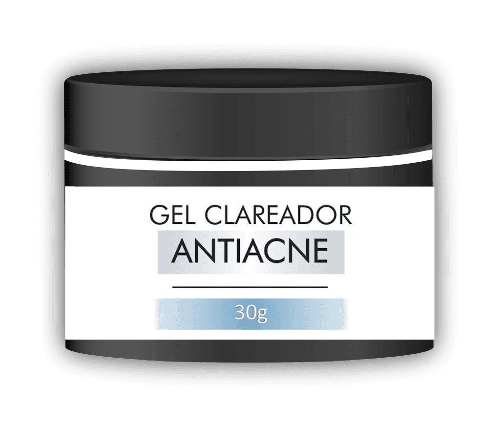 Gel clareador antiacne